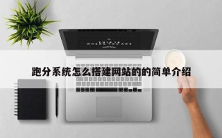 湛江跑分系统怎么搭建网站的的简单介绍